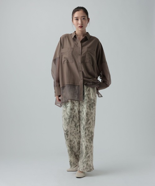 LEPSIM(レプシィム)の「ぼかし柄パンツ 665474(その他パンツ・レディース・ブラウン系その他/グレー系その他・FREE)」の8枚目の写真