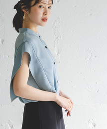 NOBLE（ノーブル）の「《WEB限定追加》【洗える】スクエアースリーブフロントオープンブラウス（シャツ/ブラウス）」