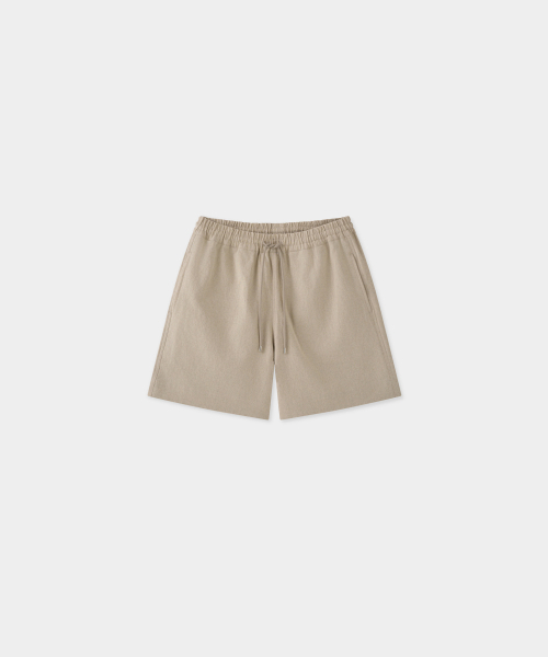 J'RIUM(ジェイリウム)の「ニコールリネンドローストリングショーツオートミール(その他パンツ・メンズ・その他・LARGE/MEDIUM)」の2枚目の写真