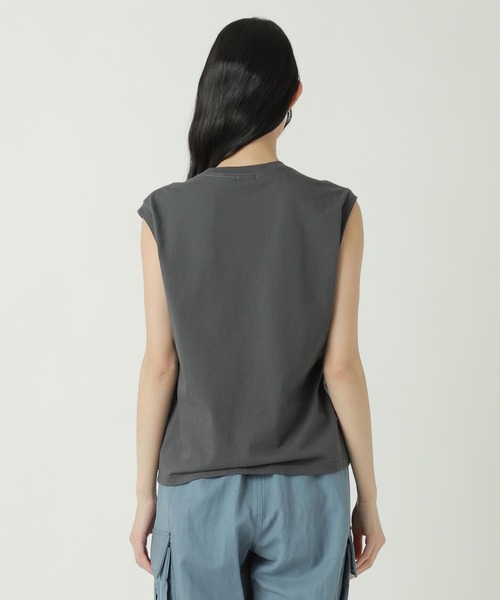 ZUCCa（ズッカ）の「GLAM T / タンクトップ（タンクトップ・レディース・ダークグレー/ブラウン・M size）」の4枚目の写真