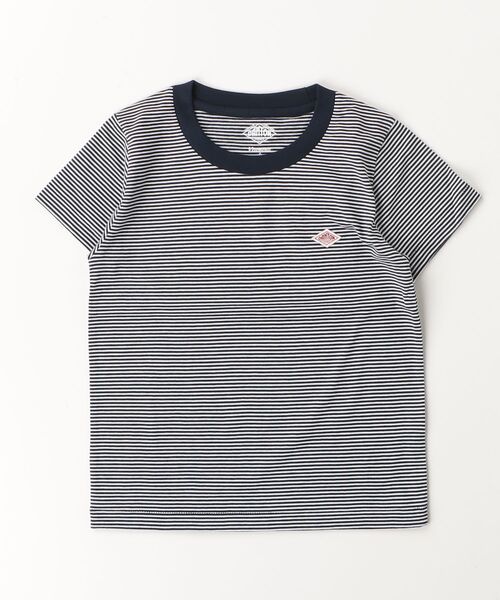 SHIPS any（シップス エニィ）の「DANTON:T/C INNER TEE（Tシャツ/カットソー・キッズ・ネイビー/レッド/グリーン/イエロー系その他2・135/125）」の2枚目の写真