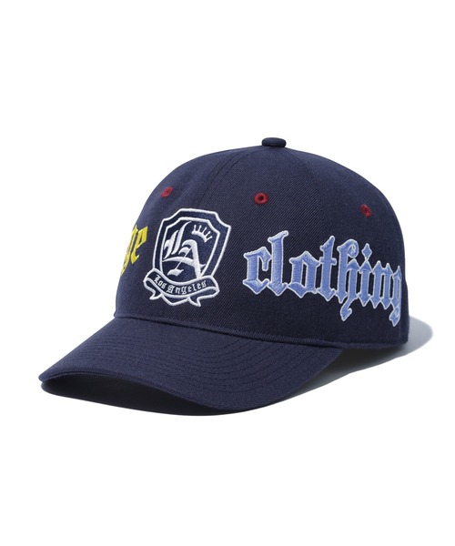XLARGE LAロゴキャップ ネイビー/レッド WRAP AROUND LOGO CAP（キャップ）｜XLARGE（エクストララージ）の