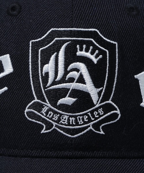 XLARGE(エクストララージ)の「WRAP AROUND LOGO CAP(キャップ・メンズ・ネイビー/ブラック・ONE SIZE)」の11枚目の写真
