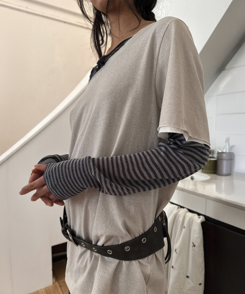 DIAGONAL(ダイアゴナル)の「POCKET BELT BAG (grey)(ボディバッグ/ウエストポーチ・レディース・その他・FREE)」の2枚目の写真