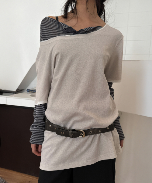 DIAGONAL(ダイアゴナル)の「POCKET BELT BAG (grey)(ボディバッグ/ウエストポーチ・レディース・その他・FREE)」の3枚目の写真