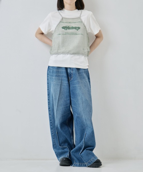 JANE SMITH / JOHN SMITH（ジェーンスミスジョンスミス）の「[JANE SMITH/ジェーン・スミス]NOTHING GOLD CAN STAY S/S T-SHIRT（Tシャツ/カットソー・レディース・ホワイト/ブラウン・XS/M）」の3枚目の写真