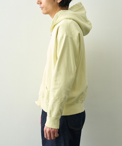 concause(コンコース)の「【concause/コンコース】full zip sweat shirts(パーカー・メンズ・イエロー/ブラック・4/5)」の8枚目の写真