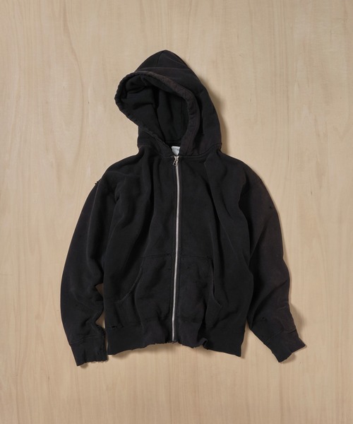 concause(コンコース)の「【concause/コンコース】full zip sweat shirts(パーカー・メンズ・イエロー/ブラック・4/5)」の11枚目の写真
