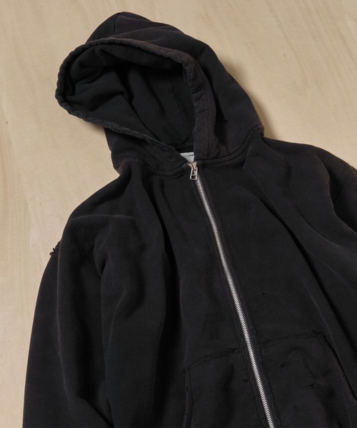 concause(コンコース)の「【concause/コンコース】full zip sweat shirts(パーカー・メンズ・イエロー/ブラック・4/5)」の12枚目の写真