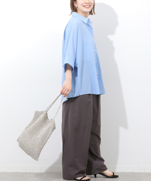 JOURNAL STANDARD relume(ジャーナルスタンダード レリューム)の「ギャザーワイドカービーパンツ(その他パンツ・レディース・チャコールグレー/ピンク系その他/ベージュ・36/38)」の15枚目の写真