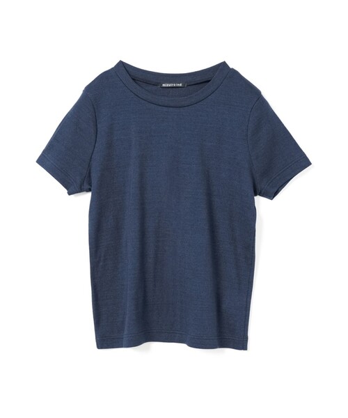 mizuiroind（ミズイロインド）の「mizuiro ind クルーネックTシャツ（Tシャツ/カットソー・レディース・ブルー/グレー/ネイビー・FREE）」の3枚目の写真