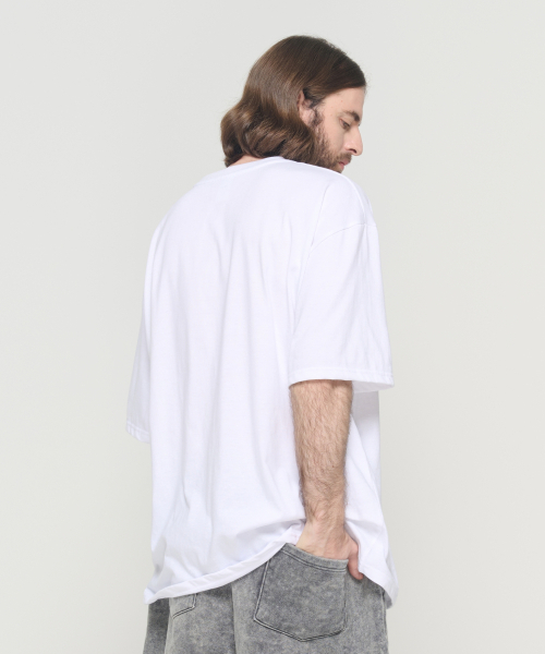 CARGOBROS(カーゴブロス)の「(ビッグサイズ) CB フリーダムファイター 半袖Tシャツ (ホワイト)(Tシャツ/カットソー・メンズ・その他・FREE)」の4枚目の写真