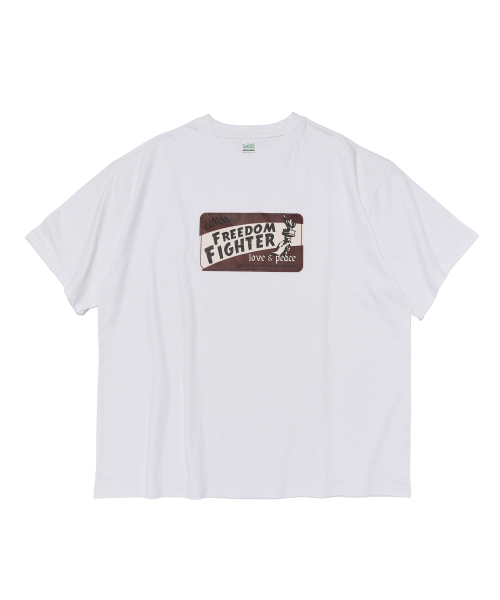CARGOBROS(カーゴブロス)の「(ビッグサイズ) CB フリーダムファイター 半袖Tシャツ (ホワイト)(Tシャツ/カットソー・メンズ・その他・FREE)」の6枚目の写真