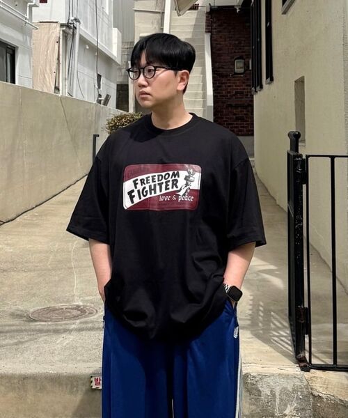 CARGOBROS(カーゴブロス)の「(ビッグサイズ) CB フリーダムファイター 半袖Tシャツ (ホワイト)(Tシャツ/カットソー・メンズ・その他・FREE)」の11枚目の写真