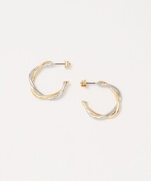 ミックスカラー クロス ピアス
