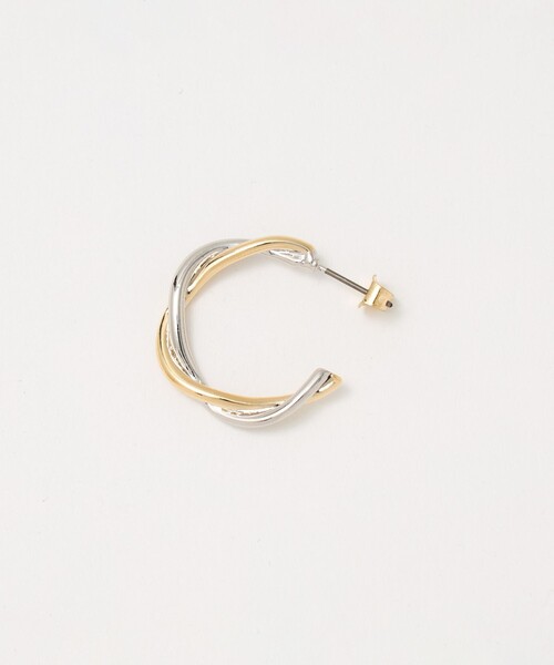 BEAUTY&YOUTH UNITED ARROWS（ビューティーアンドユースユナイテッドアローズ）の「ミックスカラー クロス ピアス（ピアス（両耳用）・レディース・その他1・FREE）」の2枚目の写真