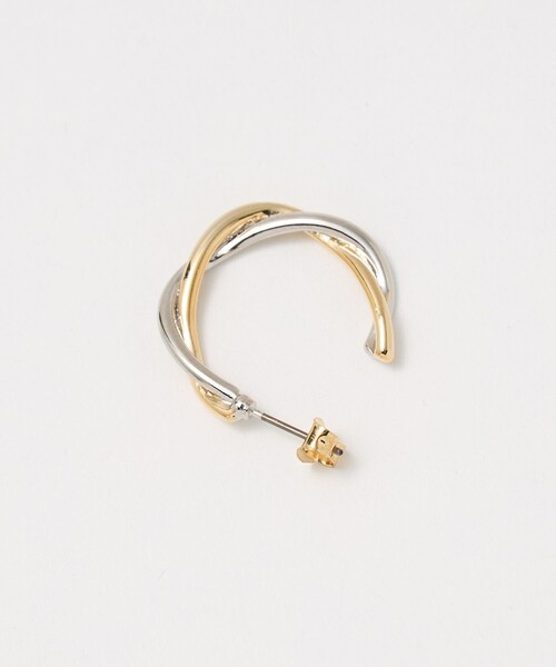 BEAUTY&YOUTH UNITED ARROWS（ビューティーアンドユースユナイテッドアローズ）の「ミックスカラー クロス ピアス（ピアス（両耳用）・レディース・その他1・FREE）」の4枚目の写真