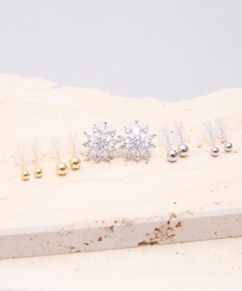 SHIZUTA（シズタ）の「SZT：5daysピアス　Monday to Friday ５個セットピアス　BOX付（ピアス（両耳用）・レディース・シルバー系その他・FREE）」の8枚目の写真