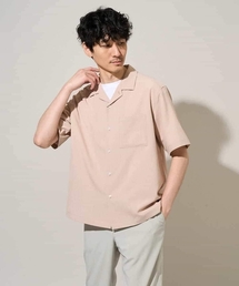 a.v.v（アーヴェヴェ）の「【雑誌MonoMax5月号掲載】リライト オープンカラーシャツ【イージーケア 洗濯機で洗える 接触冷感 吸水速乾 UVカット ストレッチ】（シャツ/ブラウス）」