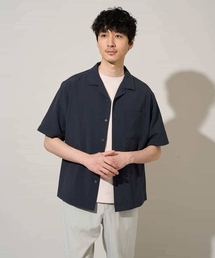 a.v.v（アーヴェヴェ）の「【雑誌MonoMax5月号掲載】リライト オープンカラーシャツ【イージーケア 洗濯機で洗える 接触冷感 吸水速乾 UVカット ストレッチ】（シャツ/ブラウス）」