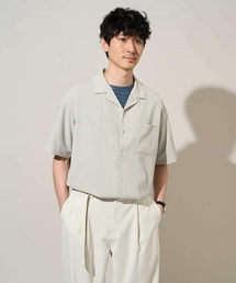 a.v.v（アーヴェヴェ）の「【雑誌MonoMax5月号掲載】リライト オープンカラーシャツ【イージーケア 洗濯機で洗える 接触冷感 吸水速乾 UVカット ストレッチ】（シャツ/ブラウス）」