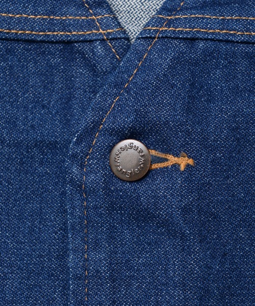 Wrangler（ラングラー）の「［Wrangler ラングラー］UNLINED DENIM VEST IN PREWASHED デニム ウエスタンベスト（ベスト・メンズ・インディゴブルー・XL/L/M/S）」の5枚目の写真