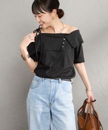 ご購入者様決定꒰CORNFLAKE꒱オフショルダーカットソー 白 肩出しTシャツXLサイズOK 楽天市場】ワンオフショルダー（Tシャツ・カットソー｜トップス