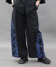 唐草文様JQ立体切替パンツ