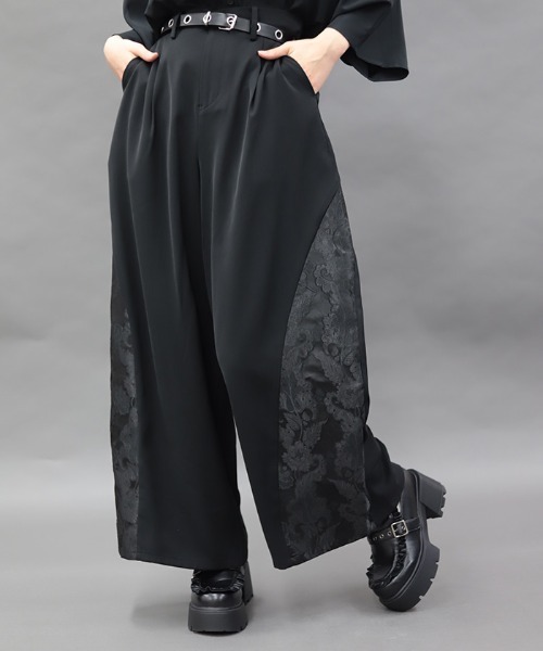 REZEN(リゼン)の「唐草文様JQ立体切替パンツ(その他パンツ・メンズ・ブラック/ローズ/ブルーパープル・SMALL/LARGE/MEDIUM)」の1枚目の写真