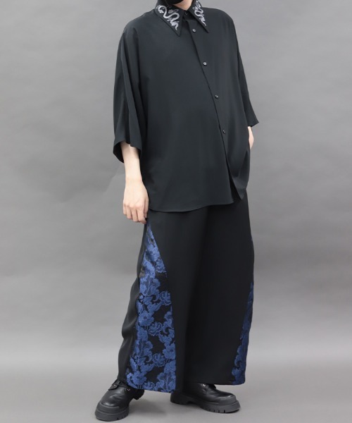 REZEN(リゼン)の「唐草文様JQ立体切替パンツ(その他パンツ・メンズ・ブラック/ローズ/ブルーパープル・SMALL/LARGE/MEDIUM)」の12枚目の写真
