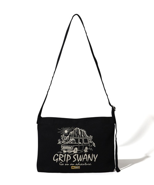 GRIP SWANY(グリップスワニー)の「【GSUB-168】 BEAR SACOCHE(ショルダーバッグ・メンズ・ナチュラル/ブラック・FREE)」の2枚目の写真