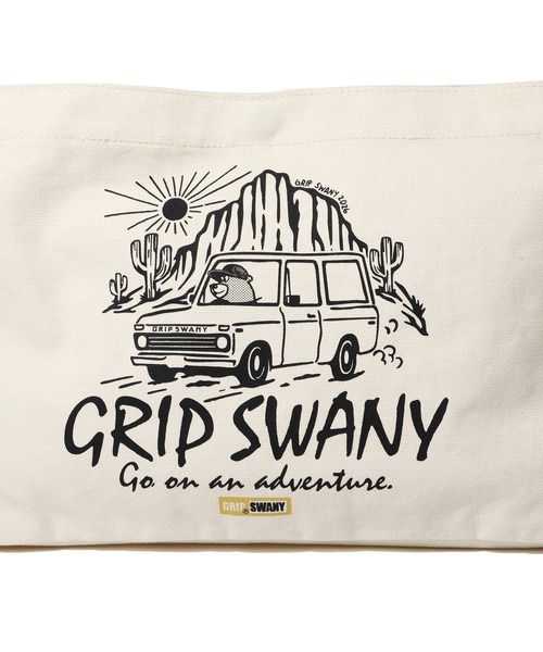 GRIP SWANY(グリップスワニー)の「【GSUB-168】 BEAR SACOCHE(ショルダーバッグ・メンズ・ナチュラル/ブラック・FREE)」の7枚目の写真