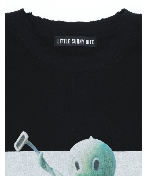 Little sunny bite(リトルサニーバイト)の「【8】【it】【Little Sunny Bite 】graphic long tee(Tシャツ/カットソー・レディース・ピンク/ブラック/ホワイト・MEDIUM/SMALL)」の11枚目の写真