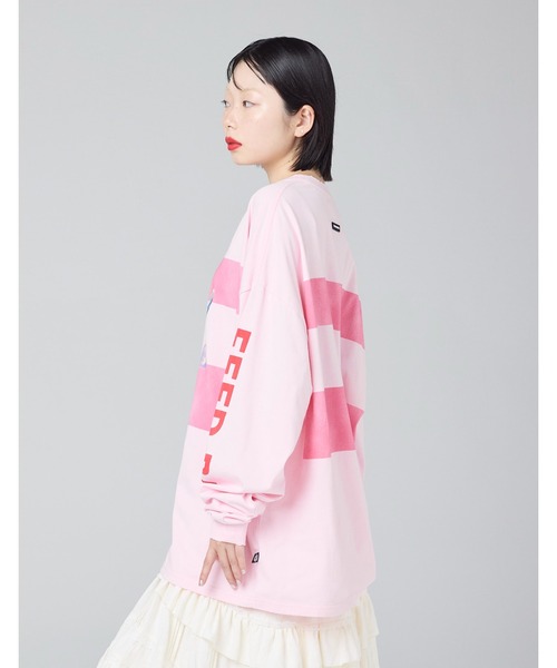 Little sunny bite(リトルサニーバイト)の「【8】【it】【Little Sunny Bite 】graphic long tee(Tシャツ/カットソー・レディース・ピンク/ブラック/ホワイト・MEDIUM/SMALL)」の22枚目の写真