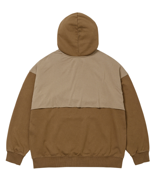 AJOBYAJO（アジョバイアジョ）の「[PBA] Arch Logo Washed Layered Hoodie [DUSTY BEIGE]（パーカー・メンズ・その他・LARGE/X-LARGE）」の3枚目の写真