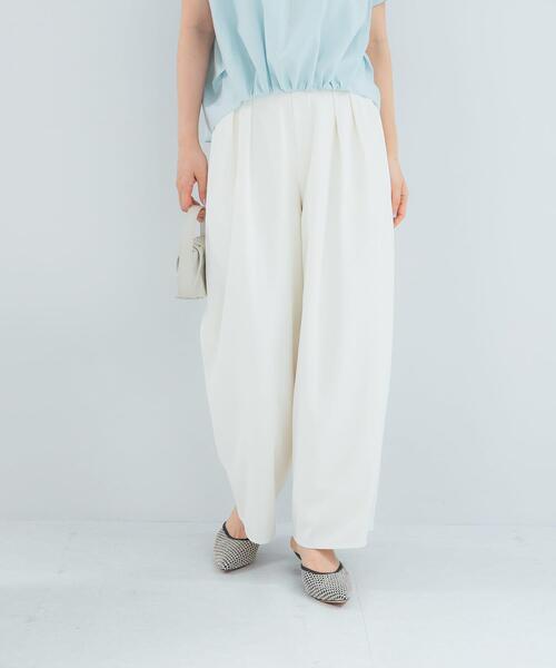 URBAN RESEARCH ROSSO WOMEN（アーバンリサーチ　ロッソ）の「『WEB限定』撥水イージーストレートパンツ（その他パンツ・レディース・ブルー系その他/ブラック/ライトベージュ/ライトピンク/オフホワイト・36/38）」の20枚目の写真