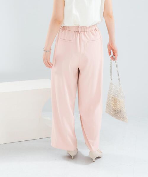 URBAN RESEARCH ROSSO WOMEN（アーバンリサーチ　ロッソ）の「『WEB限定』撥水イージーストレートパンツ（その他パンツ・レディース・ブルー系その他/ブラック/ライトベージュ/ライトピンク/オフホワイト・36/38）」の13枚目の写真