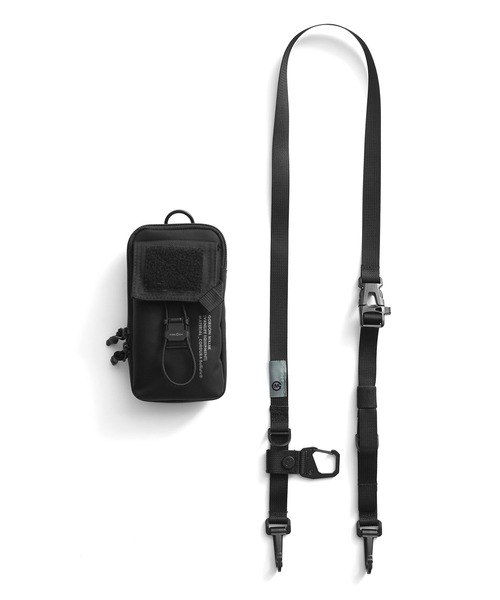 GORDON MILLER(ゴードンミラー)の「GORDON MILLER VANLIFE EQUIPMENT バリスティックスマホポーチ(トラベルグッズ・メンズ・ブラック・ONE SIZE)」の2枚目の写真