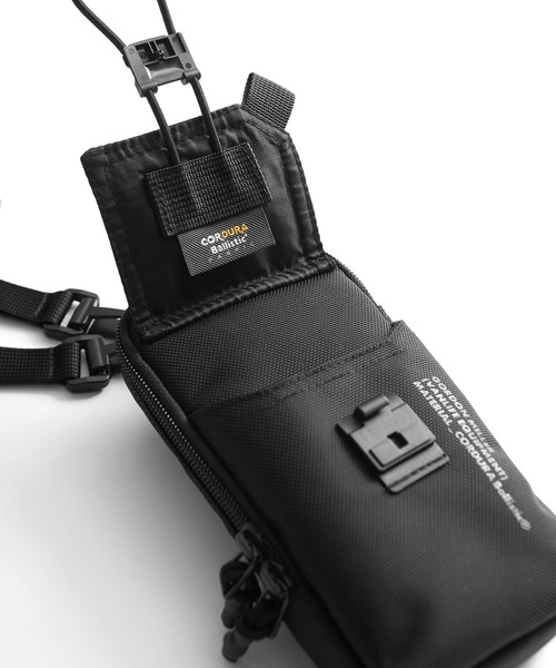 GORDON MILLER(ゴードンミラー)の「GORDON MILLER VANLIFE EQUIPMENT バリスティックスマホポーチ(トラベルグッズ・メンズ・ブラック・ONE SIZE)」の9枚目の写真