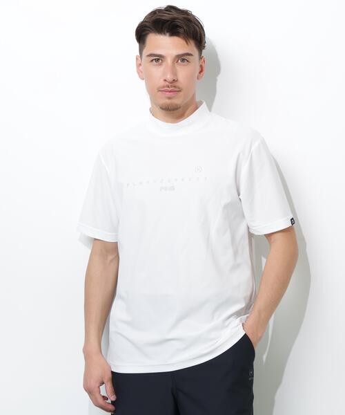 PING(ピン)の「【PING APPAREL】シングルメッシュ レイブロック半袖ハイネックシャツ <PERFORMANCE> (MENS)(Tシャツ/カットソー・メンズ・ブラック/ホワイト/イエロー・M/LL1/LL/L/S)」の2枚目の写真