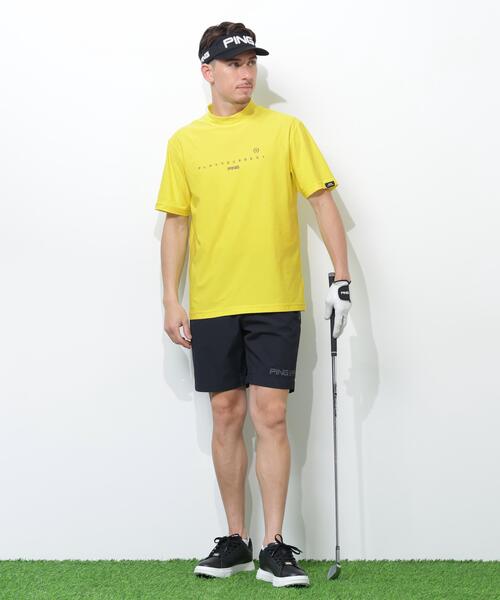 PING(ピン)の「【PING APPAREL】シングルメッシュ レイブロック半袖ハイネックシャツ <PERFORMANCE> (MENS)(Tシャツ/カットソー・メンズ・ブラック/ホワイト/イエロー・M/LL1/LL/L/S)」の14枚目の写真