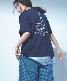 Kappa | ≪Kappa×and ST ウェルネスクラブ≫SailingClubバックプリントTシャツ(Tシャツ/カットソー)