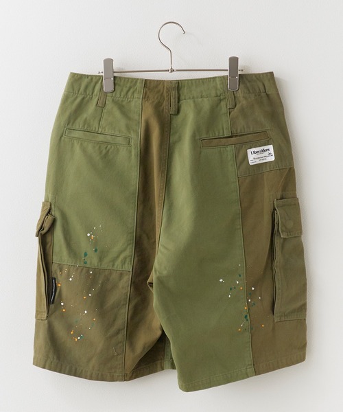 Liberaiders(リベレイダース)の「Liberaiders/リベレイダース PATCHWORK BDU SHORTS パッチワークBDUショーツ ハーフパンツ 切り替えデザイン 2026年 夏 夏服(カーゴパンツ・メンズ・ネイビー/オリーブ・32inch/30inch/34inch)」の12枚目の写真