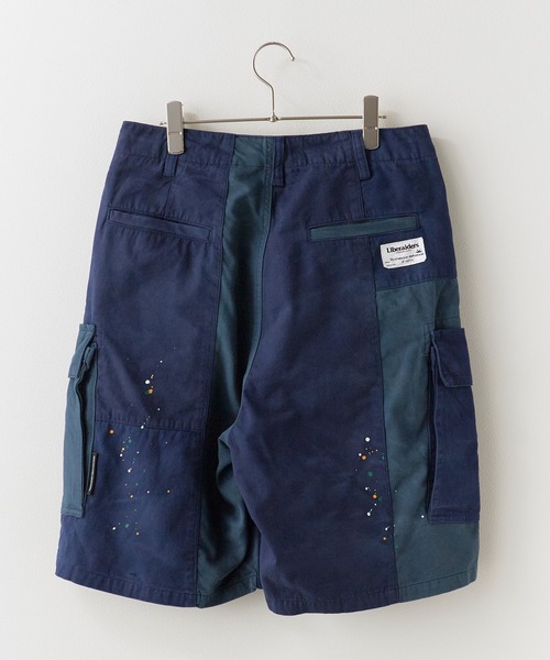 Liberaiders(リベレイダース)の「Liberaiders/リベレイダース PATCHWORK BDU SHORTS パッチワークBDUショーツ ハーフパンツ 切り替えデザイン 2026年 夏 夏服(カーゴパンツ・メンズ・ネイビー/オリーブ・32inch/30inch/34inch)」の14枚目の写真