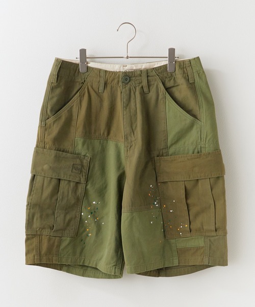 Liberaiders(リベレイダース)の「Liberaiders/リベレイダース PATCHWORK BDU SHORTS パッチワークBDUショーツ ハーフパンツ 切り替えデザイン 2026年 夏 夏服(カーゴパンツ・メンズ・ネイビー/オリーブ・32inch/30inch/34inch)」の3枚目の写真