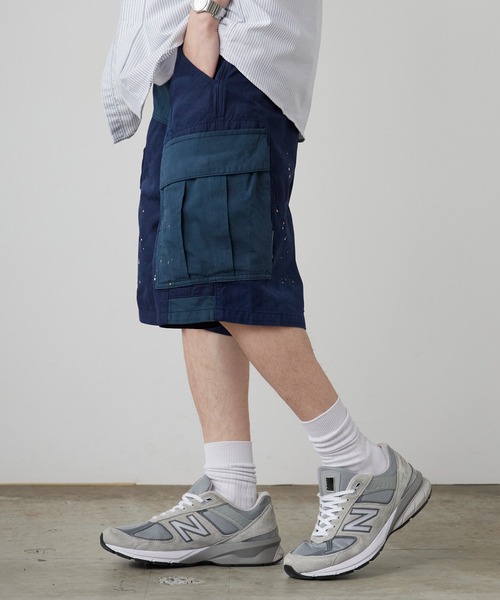 Liberaiders(リベレイダース)の「Liberaiders/リベレイダース PATCHWORK BDU SHORTS パッチワークBDUショーツ ハーフパンツ 切り替えデザイン 2026年 夏 夏服(カーゴパンツ・メンズ・ネイビー/オリーブ・32inch/30inch/34inch)」の17枚目の写真