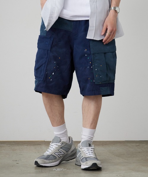 Liberaiders(リベレイダース)の「Liberaiders/リベレイダース PATCHWORK BDU SHORTS パッチワークBDUショーツ ハーフパンツ 切り替えデザイン 2026年 夏 夏服(カーゴパンツ・メンズ・ネイビー/オリーブ・32inch/30inch/34inch)」の15枚目の写真