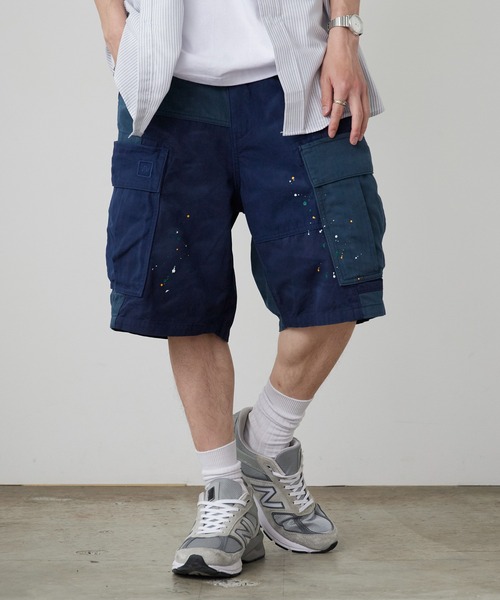 Liberaiders(リベレイダース)の「Liberaiders/リベレイダース PATCHWORK BDU SHORTS パッチワークBDUショーツ ハーフパンツ 切り替えデザイン 2026年 夏 夏服(カーゴパンツ・メンズ・ネイビー/オリーブ・32inch/30inch/34inch)」の16枚目の写真