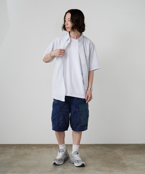 Liberaiders(リベレイダース)の「Liberaiders/リベレイダース PATCHWORK BDU SHORTS パッチワークBDUショーツ ハーフパンツ 切り替えデザイン 2026年 夏 夏服(カーゴパンツ・メンズ・ネイビー/オリーブ・32inch/30inch/34inch)」の19枚目の写真