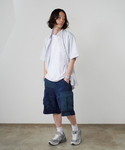 Liberaiders(リベレイダース)の「Liberaiders/リベレイダース PATCHWORK BDU SHORTS パッチワークBDUショーツ ハーフパンツ 切り替えデザイン 2026年 夏 夏服(カーゴパンツ・メンズ・ネイビー/オリーブ・32inch/30inch/34inch)」の20枚目の写真